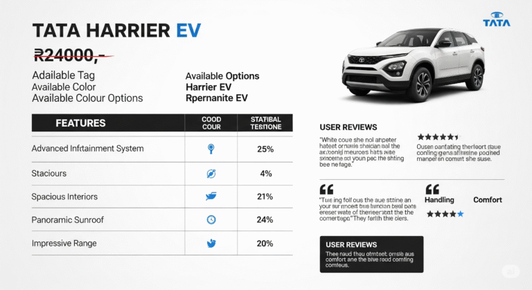 Tata Harrier EV Price - Features, Colours & Reviews