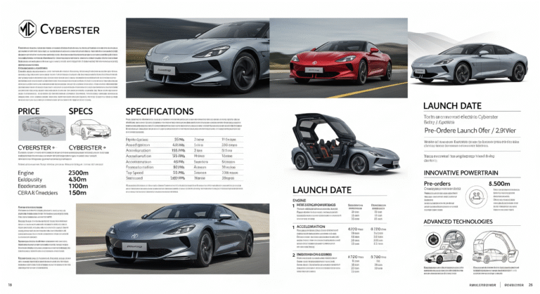 MG Cyberster Price, Specs & Launch Date and more?