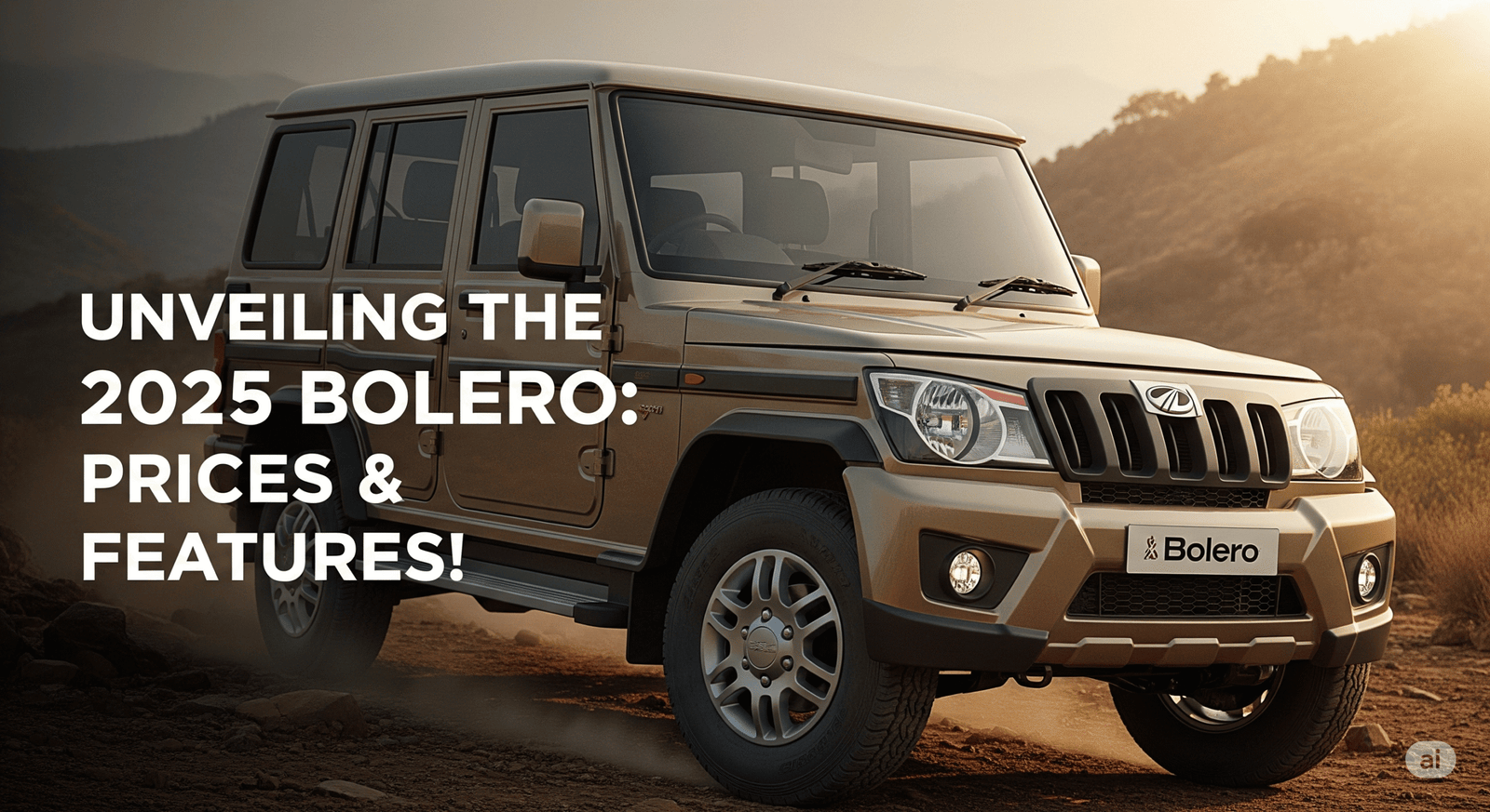 New Bolero 2025 Price